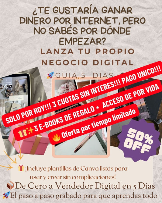 GUIA 5 DIAS PASO A PASO- CLASES PREGRABADAS